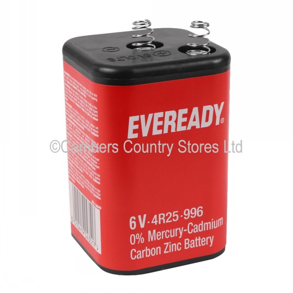 Eveready Battery Red PJ996 6V Cambers Country Store